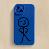 Klein Blue Silicone Protective Phone Case