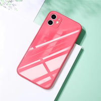 Liquid silicone glass Iphone Case