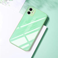 Liquid silicone glass Iphone Case