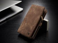 Vintage split leather phone case