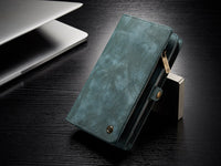 Vintage split leather phone case