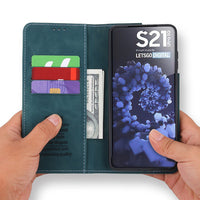 Leather Wallet Case For Samsung