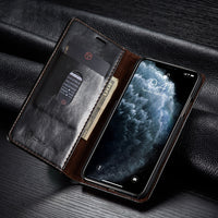 Leather Wallet Iphone Case