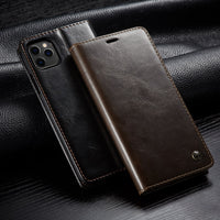 Leather Wallet Iphone Case