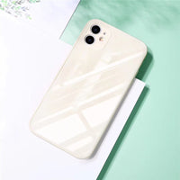 Liquid silicone glass Iphone Case