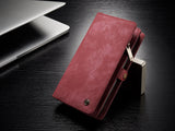 Vintage split leather phone case