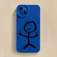 Klein Blue Silicone Protective Phone Case